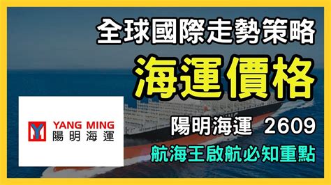 陽明海運2609股票全解析：航運巨頭的興衰與復興，2024年投資機會大揭秘！ Youtube