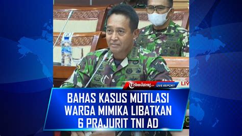 Dpr Ri Raker Dengan Menhan Prabowo Dan Panglima Tni Jenderal Andika