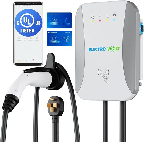 Electro Volt Cargador EV De Nivel 2 Hasta 40 Amperios 240 V Enchufe