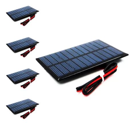 X Mini Placa Painel C Lula Solar Fotovoltaica V Ma W Frete Gr Tis