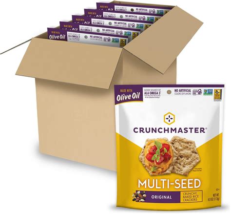 Amazon Crunch Master Seed Multi Grain Cracker With Olive Oil