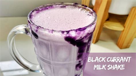 Purple Shake Recipe Black Currant Milkshake Easy And Quick Recipe