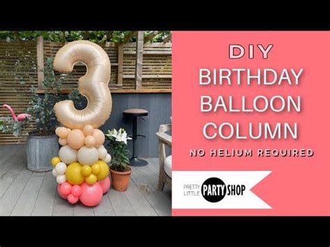 These Giant Number Birthday Balloon Columns Create A Huge Statement At