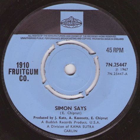 Album Simon Says De 1910 Fruitgum Company Sur Cdandlp