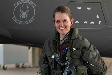 Capt Kristin Beo Wolfe Of The Th Fighter Wing Was Inducted As The