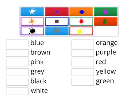 Colours - Match up