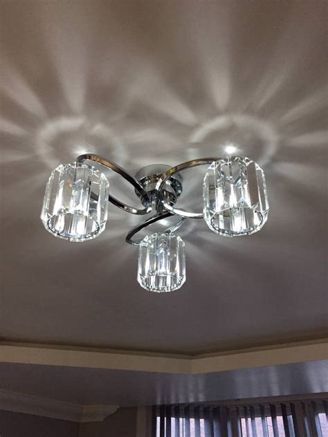 B&Q living bed room ceiling lights | in Luton, Bedfordshire | Gumtree