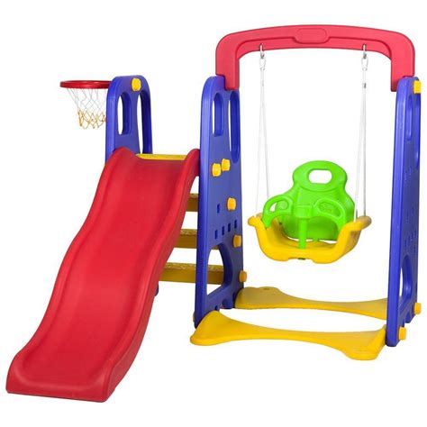 Escorregador Com Balanço Infantil - 6