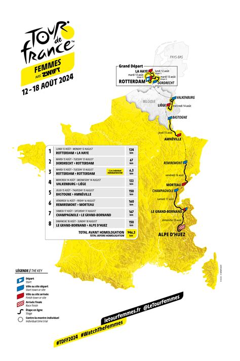 Tour De France 2024 Femmes Parcours Carte Andrei Carleen