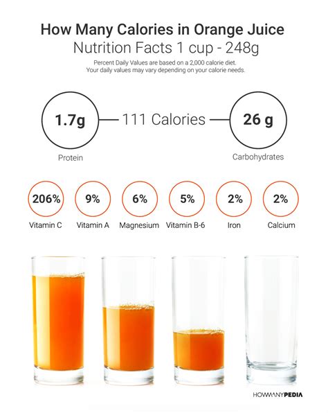 How Many Calories in Orange Juice - Howmanypedia