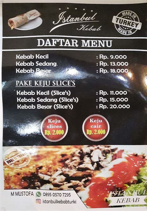 Selalu Diperbarui Menu Istanbul Kebab Pondok Aren Tangerang