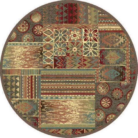 Ковер Ragolle Ragolle Рельефный из вискозы GENOVA 38406 7292 71 КРУГ ...