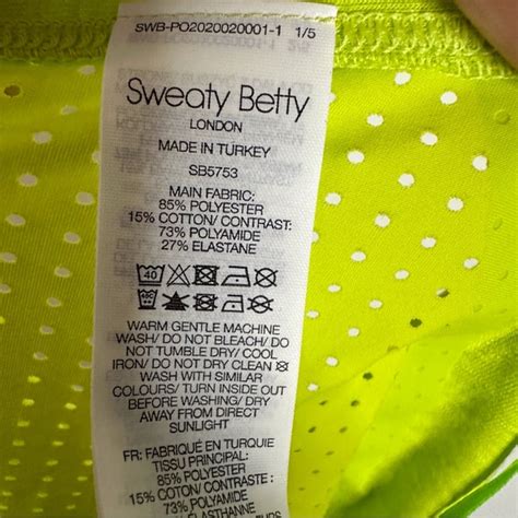 Sweaty Betty Tops Sweaty Betty Cross Back Tank Mesh Breeze Neon