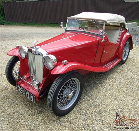 1937 MG TA RED Correct Engine Original Body