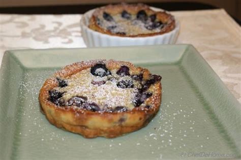 Blueberry Clafoutis Recipe Chefdehome