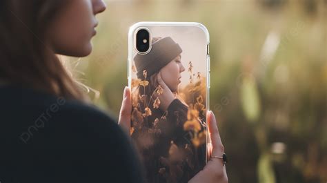 Woman Holding Iphone