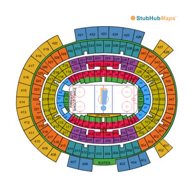 Madison Square Garden Seating Chart Hockey