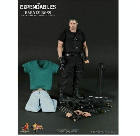 Barney Ross Scale Figure Mms The Expendables Hot Toys Cawette Jones