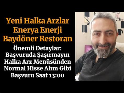 Enerya Enerji ve Baydöner Halka Arz Dağıtım Tarihleri ve Dağıtım Şekli