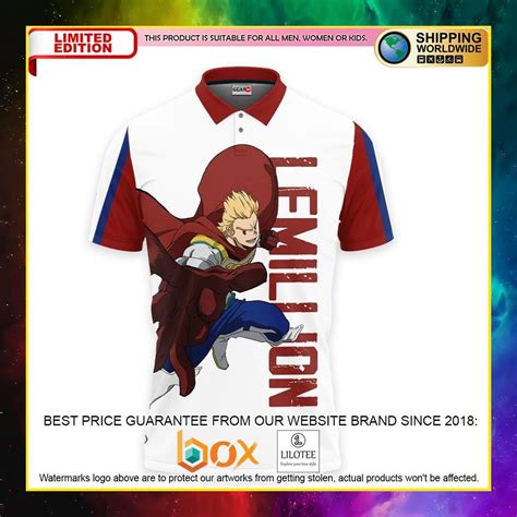 HOT Lemillion My Hero Academia Anime 3D Polo Shirt Express Your Unique Style With BoxBoxShirt