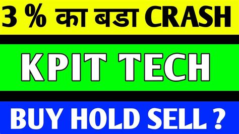 Kpit Technology Share Crash Kpit Share Target Kpit Share News