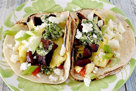 Chorizo And Egg Breakfast Tacos Recipes To Build Confidence In The