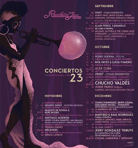 Recoletos Jazz Madrid Programación 2023 Dirty Rock Magazine