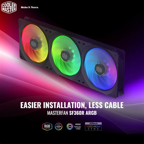 Cooler Master Introduces the MasterFan SF360R ARGB, 3 Case Fans in 1 ...