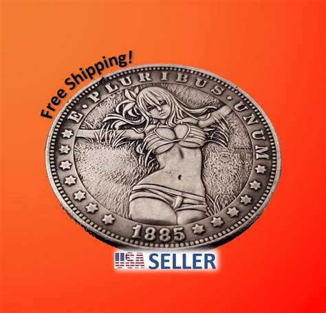 HOBO NICKEL Hobo Coin Sexy Anime Girl In Bikini Collectible Novelty Coin For Jewelry Making