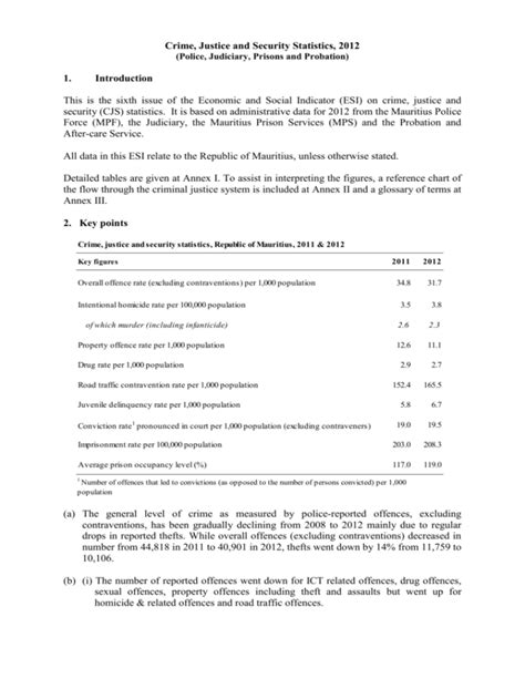 Word - Statistics Mauritius