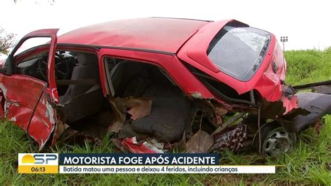 V Deo Motorista Foge Depois De Acidente Morte Bom Dia Sp G