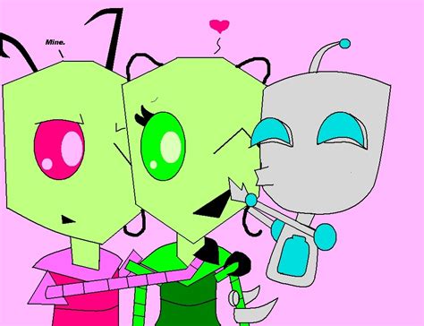 Zim Sasha And Gir Invader Zim Fan Art 10306574 Fanpop