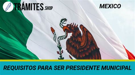 ᐈ Requisitos para ser Presidente Municipal Funciones y MÁS