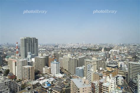 練馬区役所から西北西方向の風景 写真素材 4969254 フォトライブラリー Photolibrary