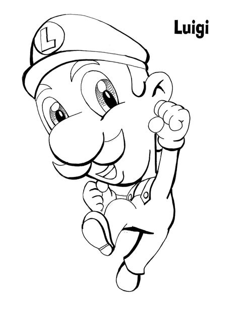 Dibujos De Luigi Para Colorear E Imprimir Coloringonlycom Porn Sex