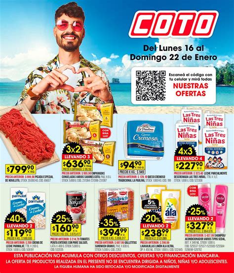 Cat Logo Coto Ofertas Semanales Del Lunes Al Domingo De Enero