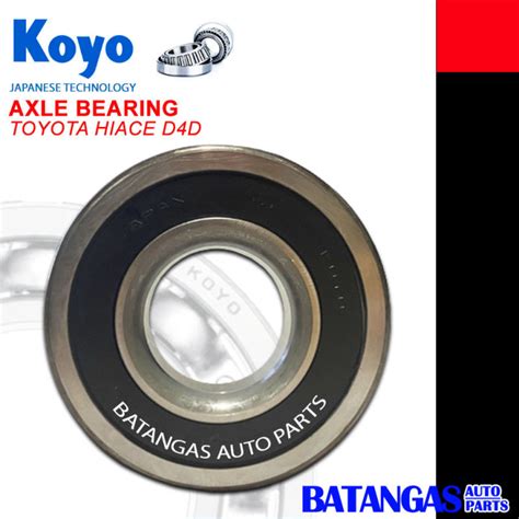 KOYO AXLE BEARING TOYOTA HIACE D4D Lazada PH