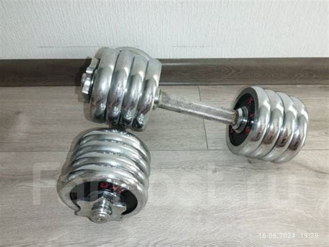 Гантели разборные, б/у, в наличии. Цена: 4 500₽ во Владивостоке