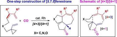 Rhi 催化二烯 乙烯基环丙烷和一氧化碳的 43 41 环加成反应得到角575三环化合物chemistry A
