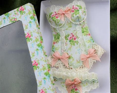 Th Scale Dollhouse Miniature Lingerie Set Whit Box Etsy