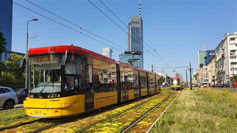 Warszawa Na torowiskach tramwajowych w centrum pojawi się zielony