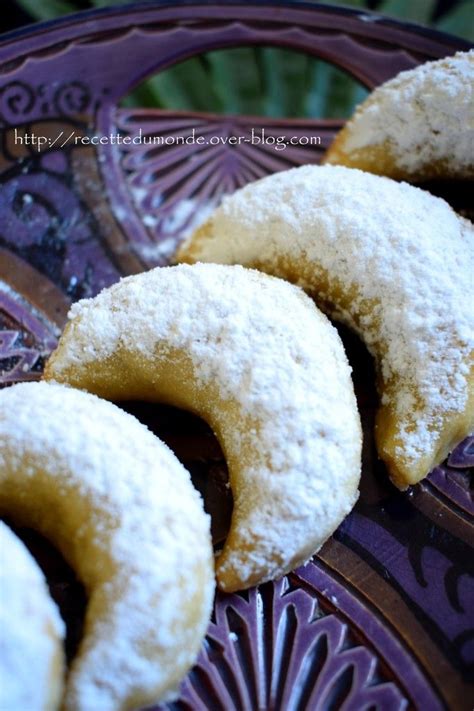 Cornes De Gazelle Au Sucre Glace Recette Du Monde Corne De