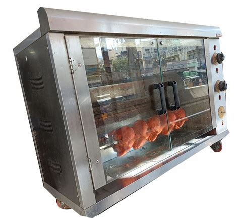 Silver Stainless Steel Chicken Grill Machine 54x28x13 Cm At Rs 38000 In Hyderabad