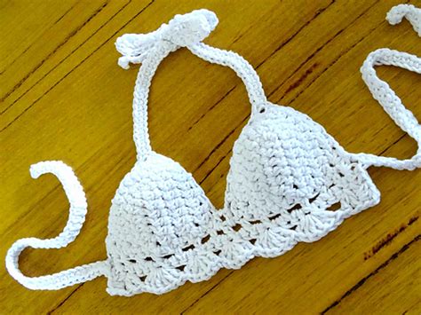Ravelry Bikini Top Halter Neck Pattern By Rhinestone Mumma