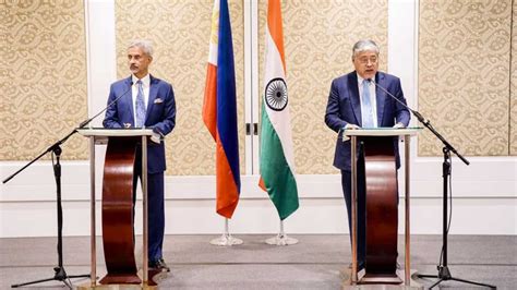 India Firmly Supports Philippines Sovereignty Jaishankar In Wake Of