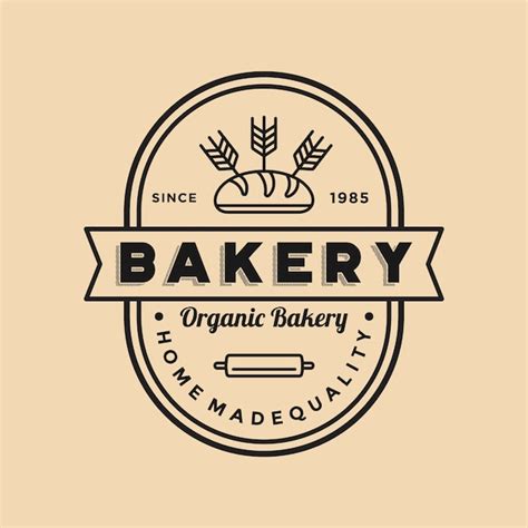 Premium Vector | Bakery vintage logo design