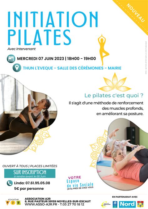 Découvrez les bienfaits du Pilates lors de notre atelier d initiation