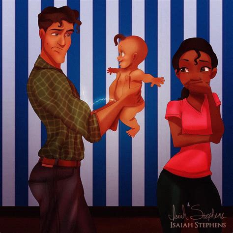 Naveen and Tiana | Disney Princesses as Parents | POPSUGAR Moms Photo 3