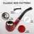 Boxin Pipa Rokok Motif Kayu Smoking Tobacco Pipes ZF808 Red