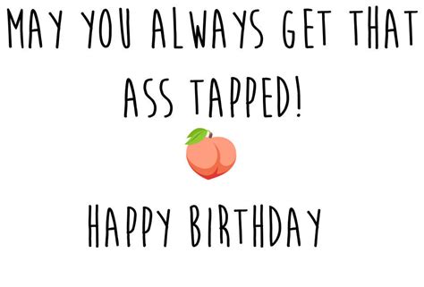 Ass Tapped Birthday Card Birthday Holiday Funny Butts Etsy Singapore